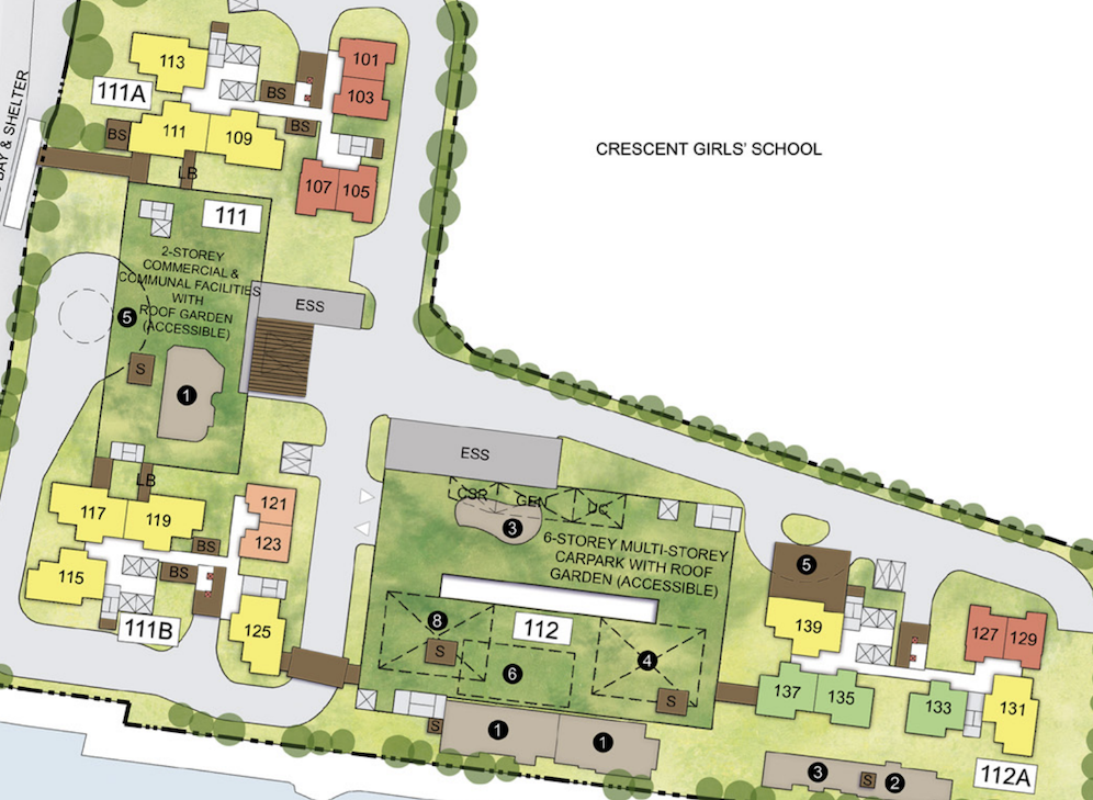 Alexandra Vista Site Plan with Best Units Highlighted