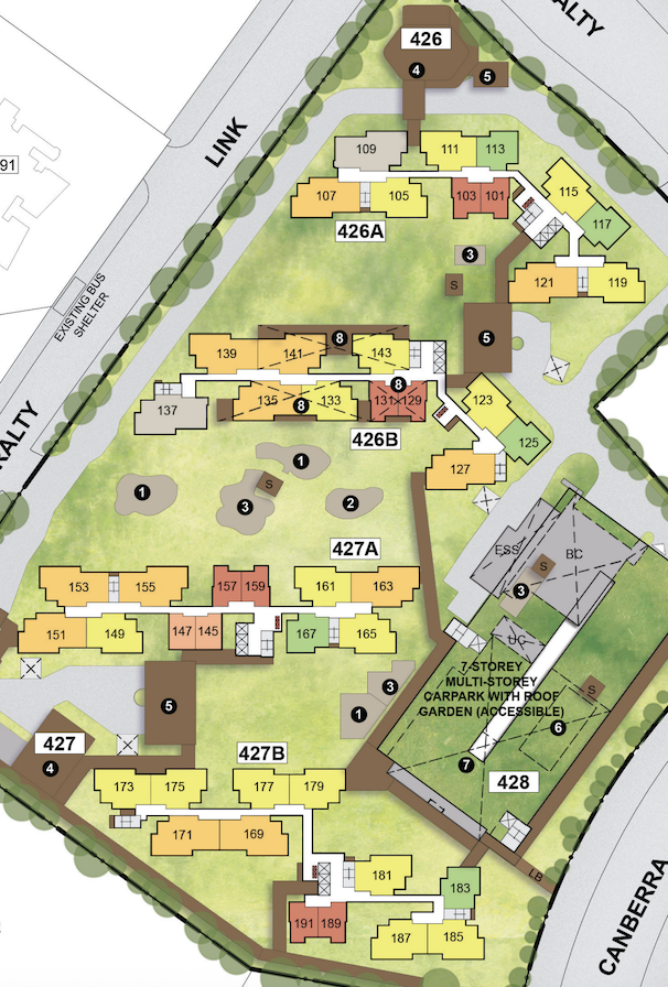 Sembawang Beacon Site Plan with Best Units Highlighted